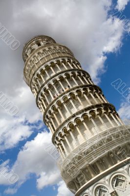 Falling tower of Pisa