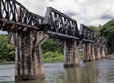 Historical River Kwai Bridge;