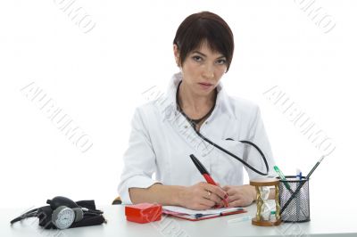 young doctor with stethoscope