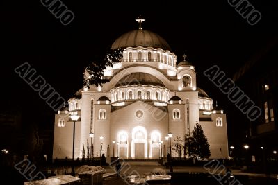 St.Sava cathedral in Belgrade