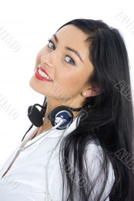 Business woman calling