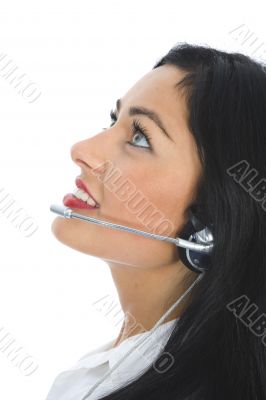 Business woman calling