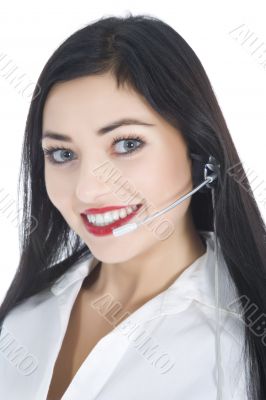 Business woman calling