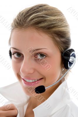 Business woman calling