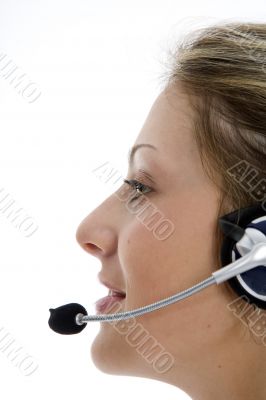 Business woman calling