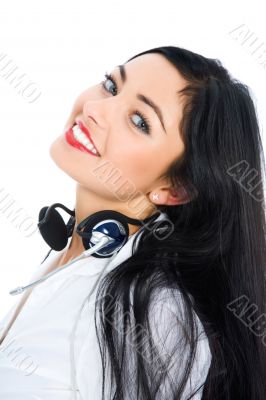 Business woman calling