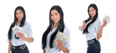 business woman  working