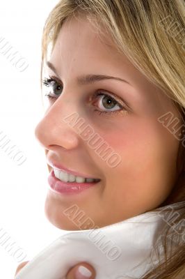 Portrait of the young beautiful girl