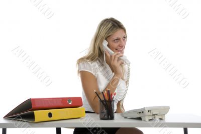 business woman  working