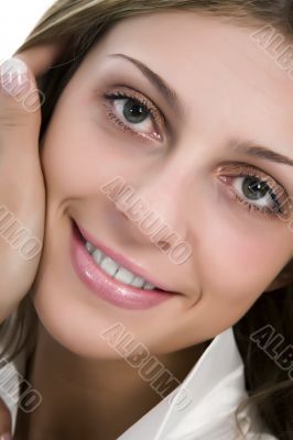 Portrait of the young beautiful girl