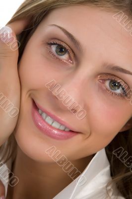 Portrait of the young beautiful girl