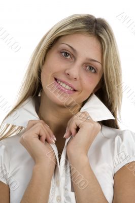 Portrait of the young beautiful girl