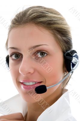 Business woman calling