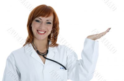 young doctor with stethoscope