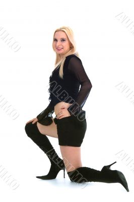 portrait of the blonde