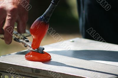 Glass blower