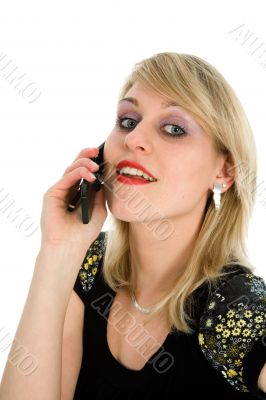 Business woman calling