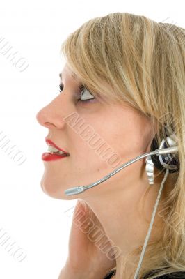 Business woman calling