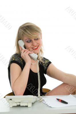 business woman and laptop