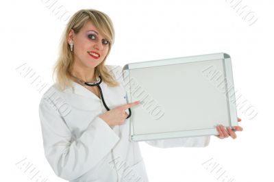 young doctor with stethoscope