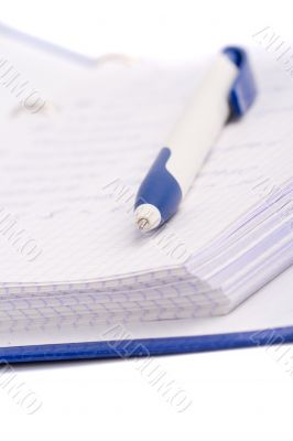 planner with pen
