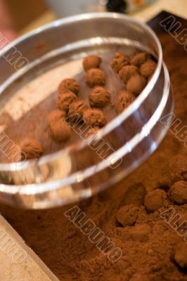 chocolate truffles
