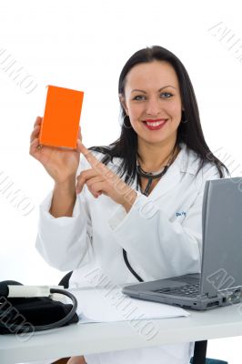 young doctor with stethoscope