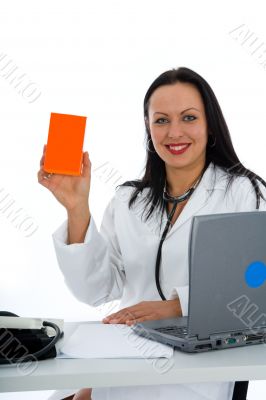 young doctor with stethoscope