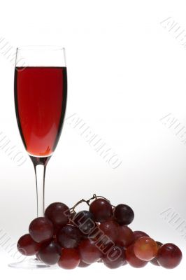 wine glasses close up