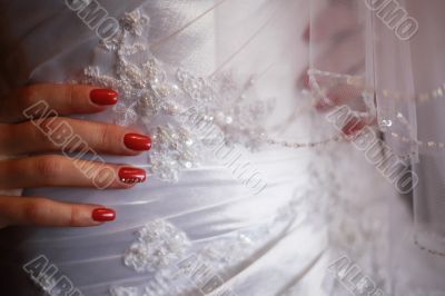 Dress of a bride