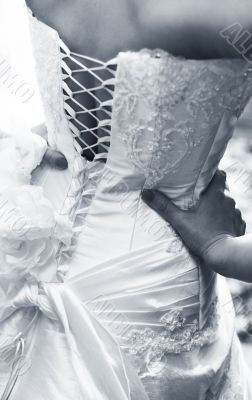Dress of a bride