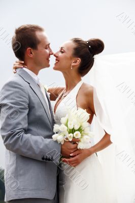Newly-married couple
