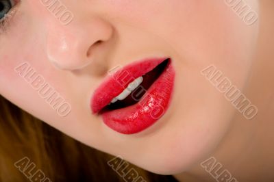 Smile of a beautiful young woman