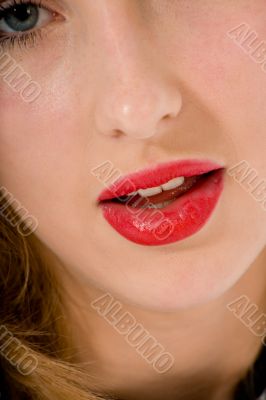 Smile of a beautiful young woman