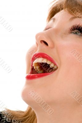 Smile of a beautiful young woman