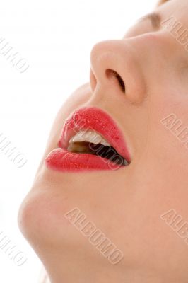 Smile of a beautiful young woman