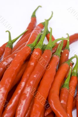 Fresh Ripe Cayenne Peppers