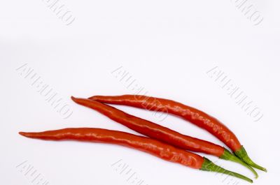 Fresh Ripe Cayenne Peppers