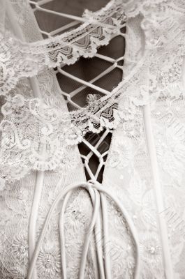 Dress of a bride