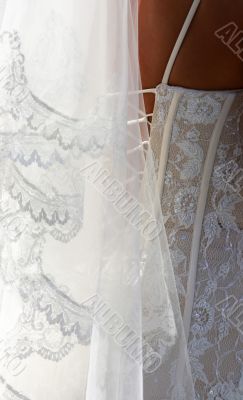 Dress of a bride