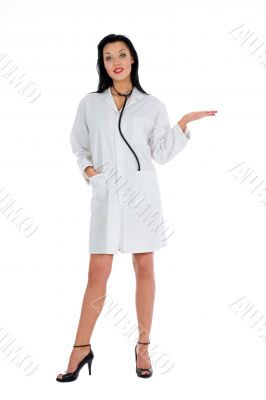 young doctor with stethoscope