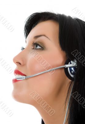 Business woman calling