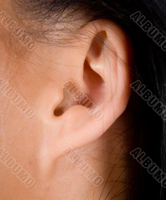 woman ears