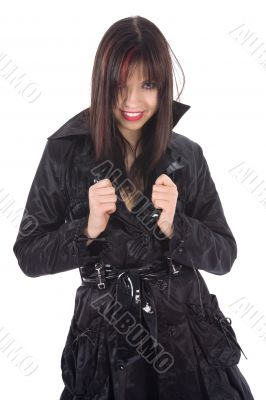 portrait of the brunette