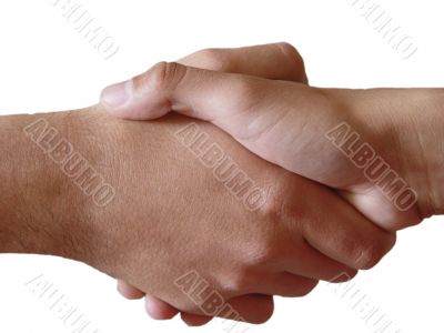 a handshake