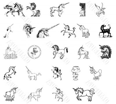 icons horses unicorns