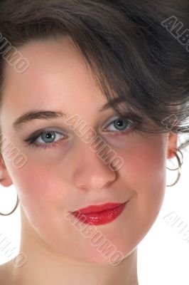 portrait of the nude girl