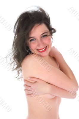 portrait of the nude girl