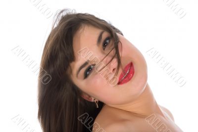 portrait of the nude girl