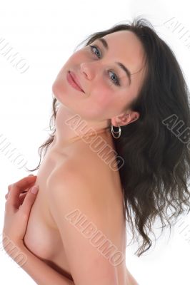 portrait of the nude girl